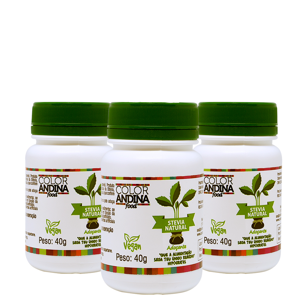 Adoçante natural stevia Color Andina