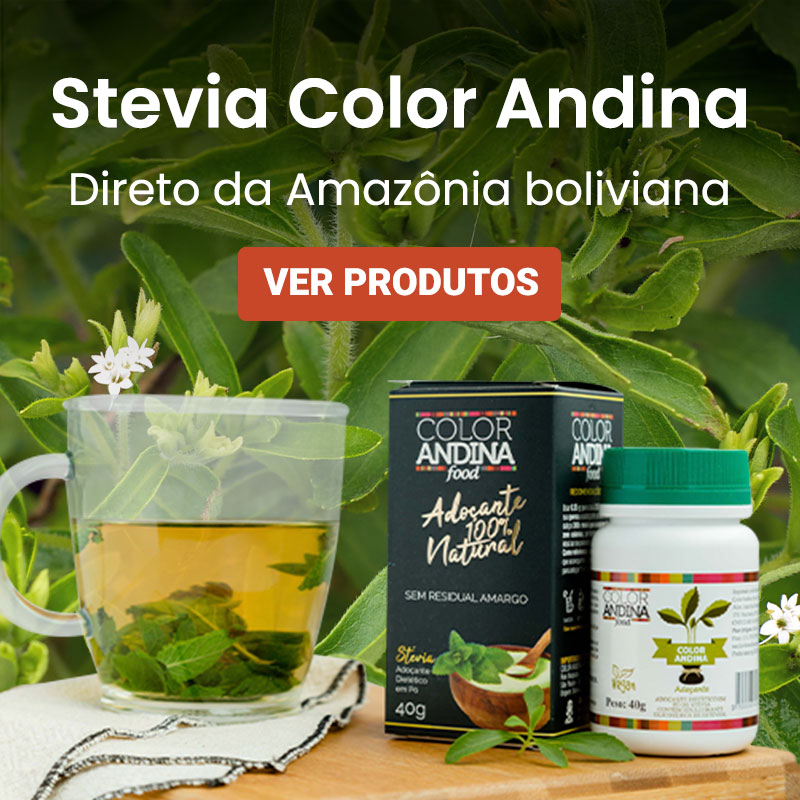 Adoçante stevia da Color Andina 100% natural