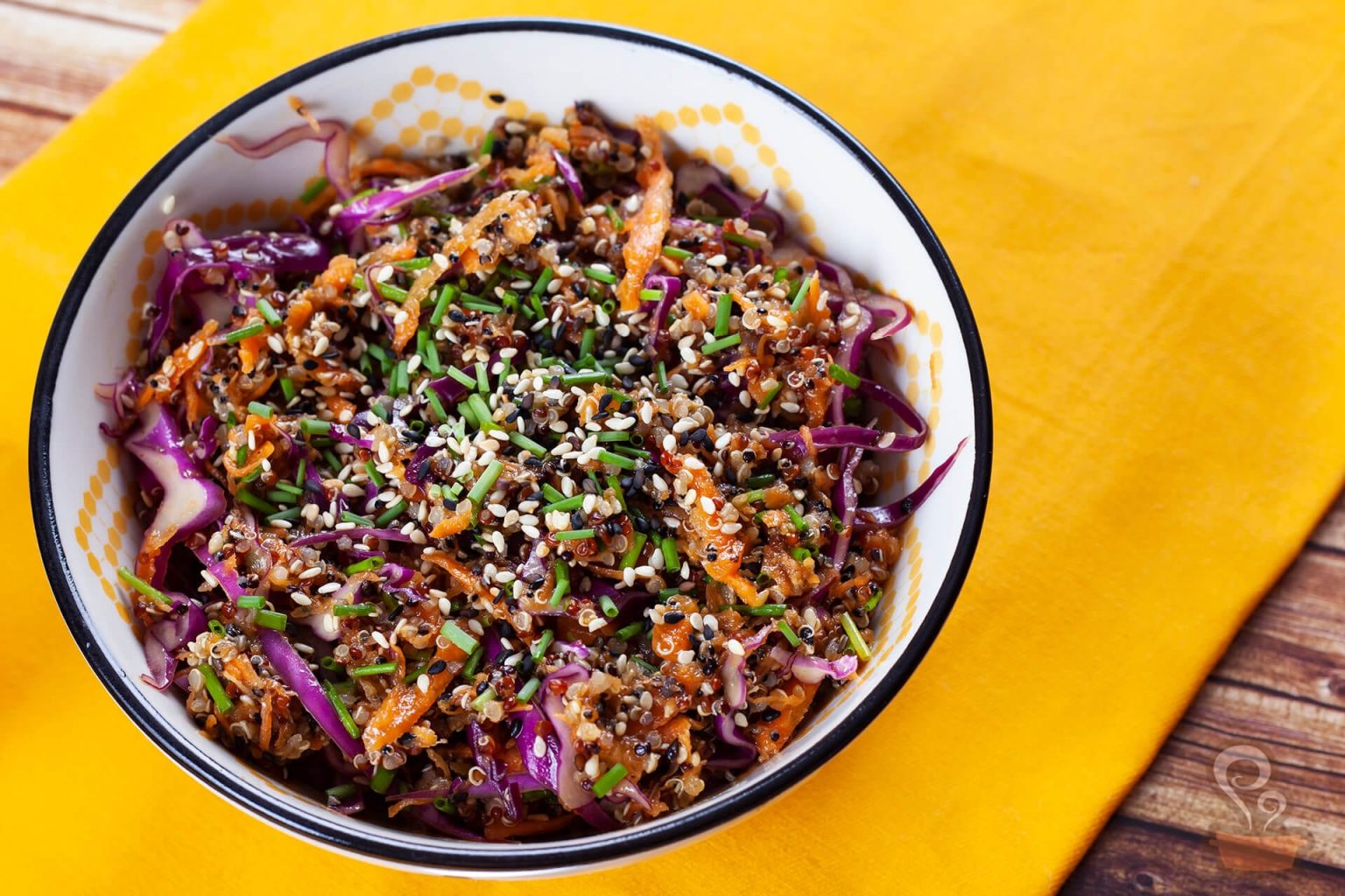 Salada de quinoa
