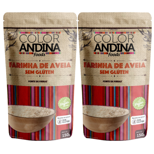 Farinha de Aveia Color Andina 150g - 2 pacotes