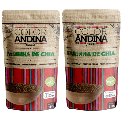 Farinha de chia Color Andina 150g - 2 pacotes