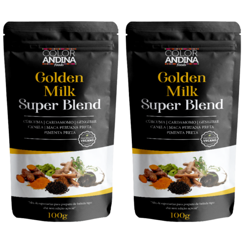 Golden Milk (super blend) Color Andina 100g - 2 pacotes