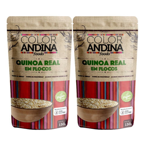 Quinoa em flocos Color Andina 150g - 2 pacotes