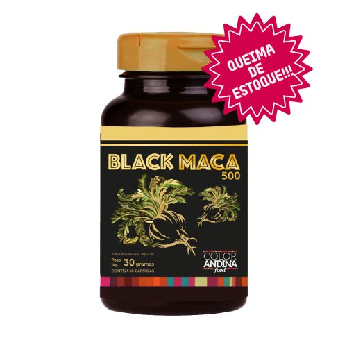 maca peruana preta em capsula color andina promoção