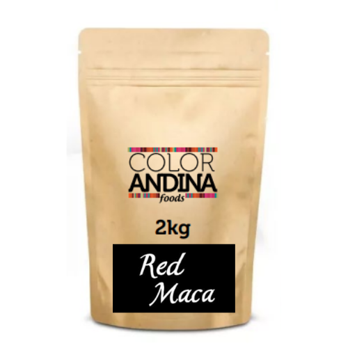 maca peruana vermelha granel color andina foods 2kg