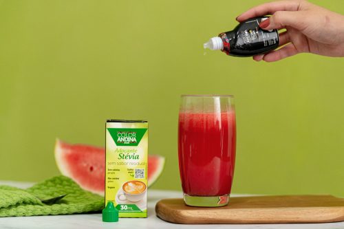 Adoçante liquido stevia color andina foods