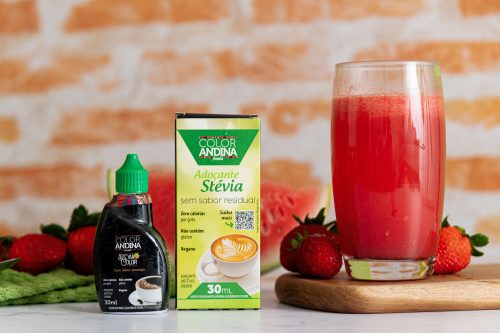 Adoçante liquido stevia premium color andina foods