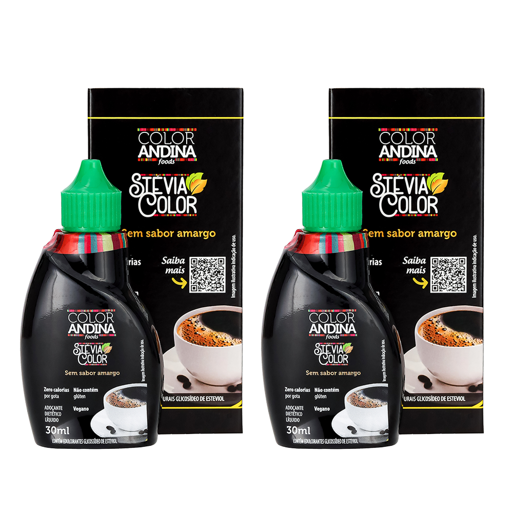 Stevia color liquido color andina foods
